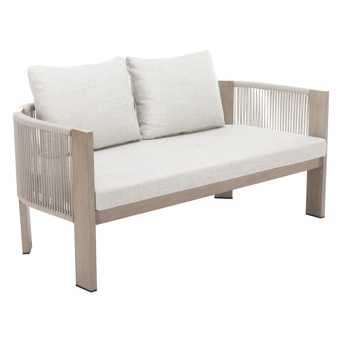 Zuo Modern Rebel Outdoor Sofa, Beige