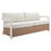 Zuo Modern Gelo Outdoor Sofa, White/Brown