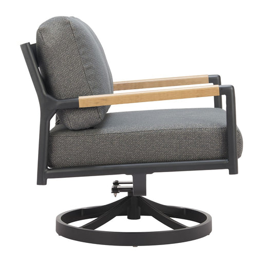Zuo Modern Koleso Swivel Chair, Gray