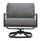 Zuo Modern Koleso Swivel Chair, Gray