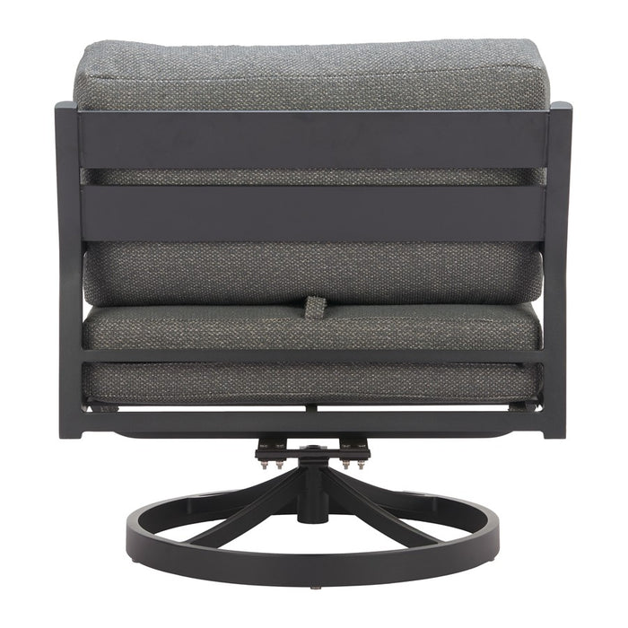 Zuo Modern Koleso Swivel Chair, Gray