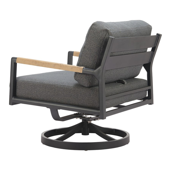 Zuo Modern Koleso Swivel Chair, Gray
