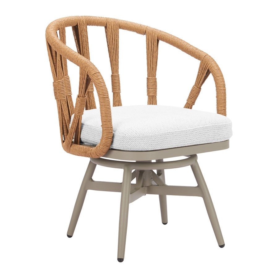 Zuo Modern Safal Swivel Dining Chair, Multicolor - 704142