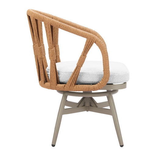 Zuo Modern Safal Swivel Dining Chair, Multicolor