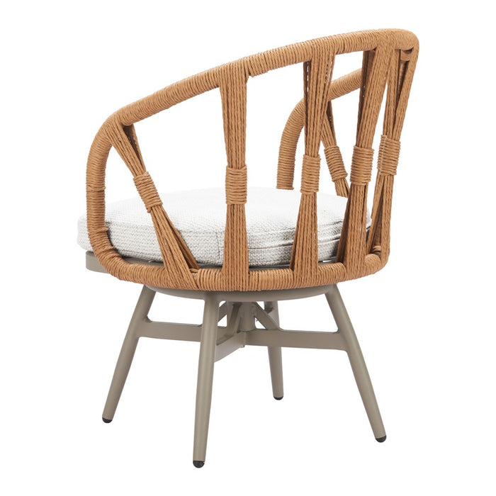 Zuo Modern Safal Swivel Dining Chair, Multicolor