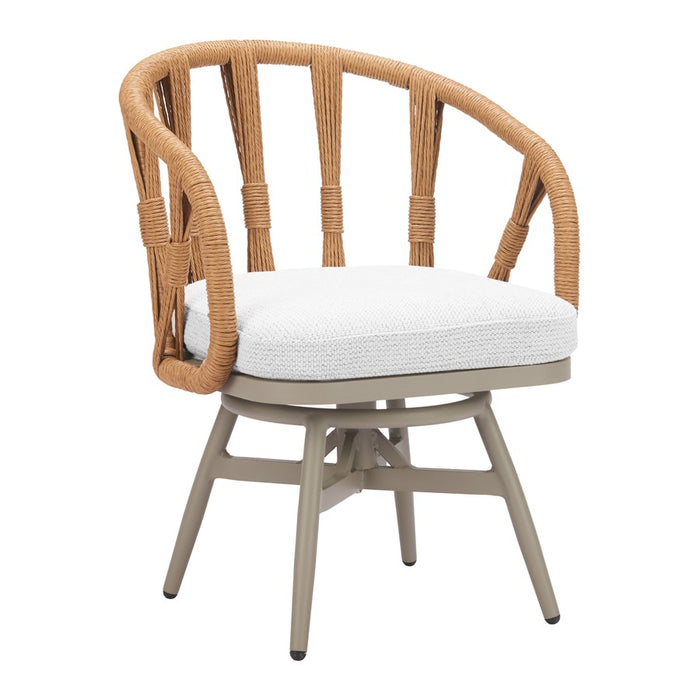 Zuo Modern Safal Swivel Dining Chair, Multicolor