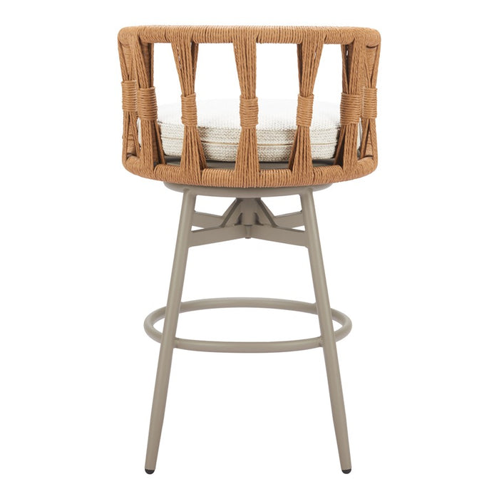 Zuo Modern Safal Swivel BarStool, Multicolor