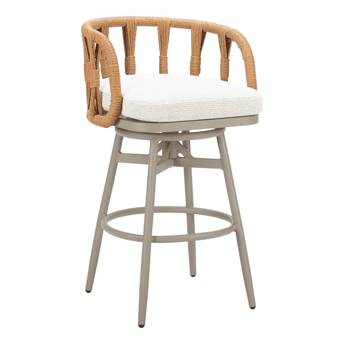 Zuo Modern Safal Swivel BarStool, Multicolor