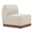 Zuo Modern Christy Armless Chair, Beige - 704146