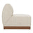 Zuo Modern Christy Armless Chair, Beige
