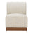 Zuo Modern Christy Armless Chair, Beige