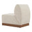 Zuo Modern Christy Armless Chair, Beige