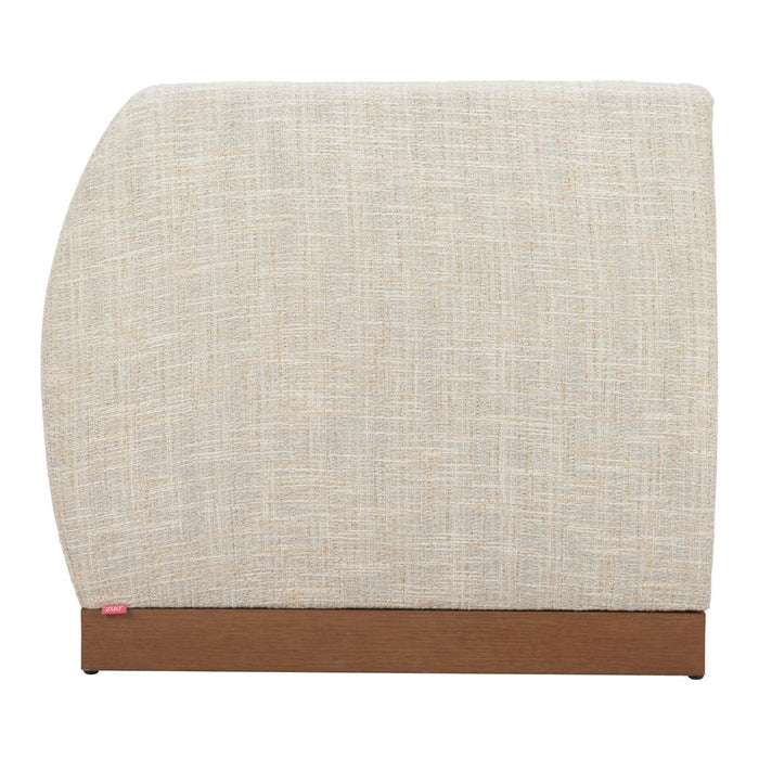Zuo Modern Christy Corner Chair, Beige