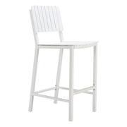 Zuo Modern Kayu BarStool, White - 704149
