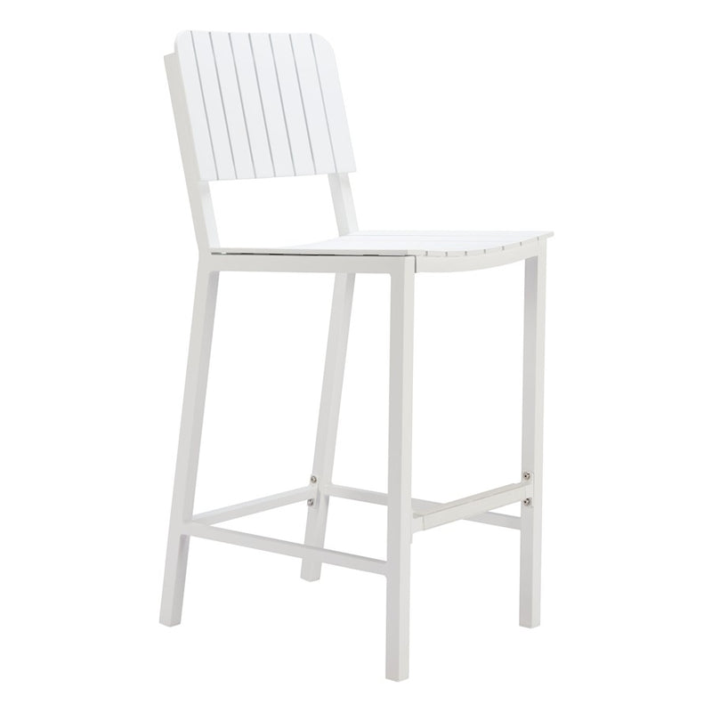Zuo Modern Kayu BarStool, White - 704149
