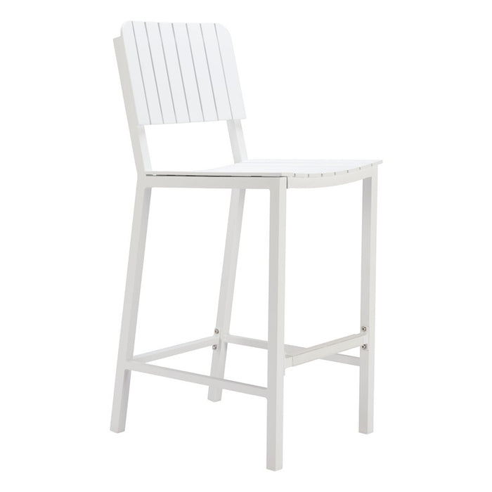 Zuo Modern Kayu BarStool, White