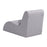 Zuo Modern Luanda Lounge Chair, Gray