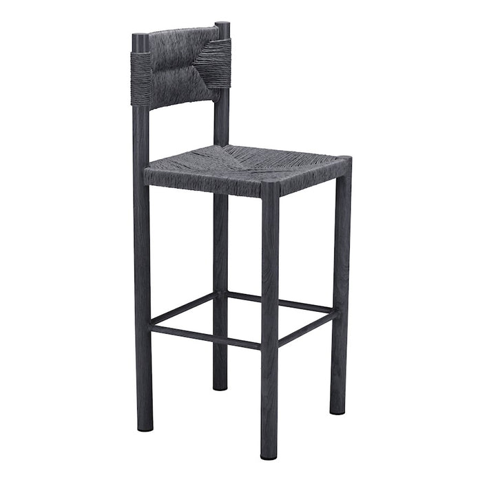 Zuo Modern Iska BarStool Set of 2, Black