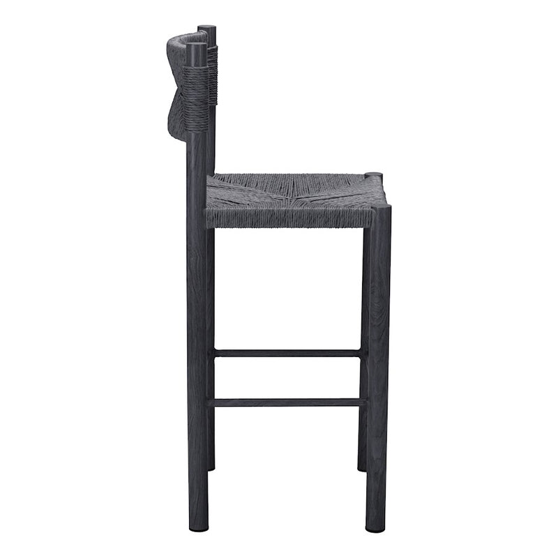 Zuo Modern Iska BarStool Set of 2, Black