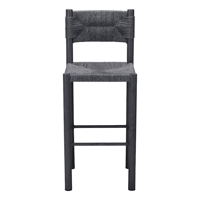 Zuo Modern Iska BarStool Set of 2, Black