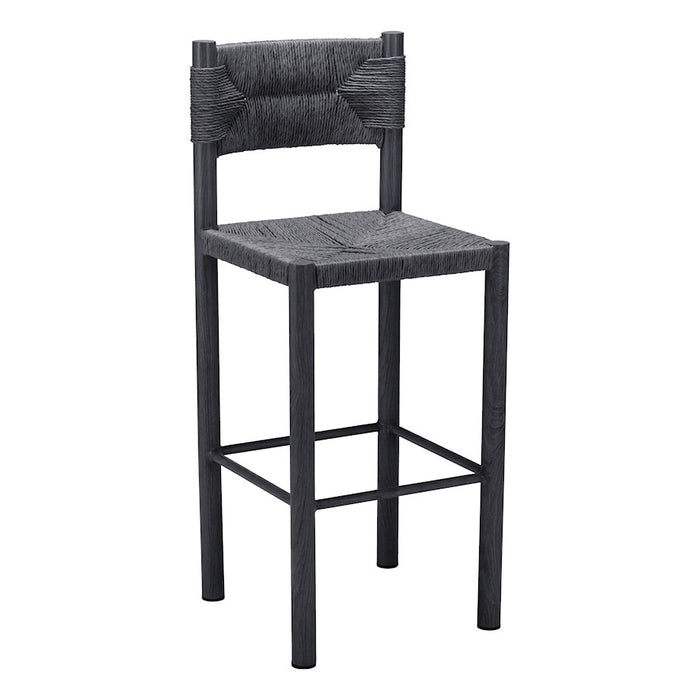 Zuo Modern Iska BarStool Set of 2, Black