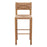 Zuo Modern Iska BarStool Set of 2, Natural