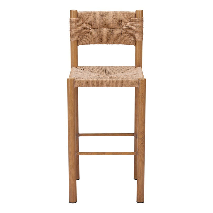 Zuo Modern Iska BarStool Set of 2, Natural