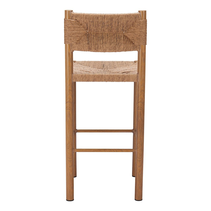 Zuo Modern Iska BarStool Set of 2, Natural