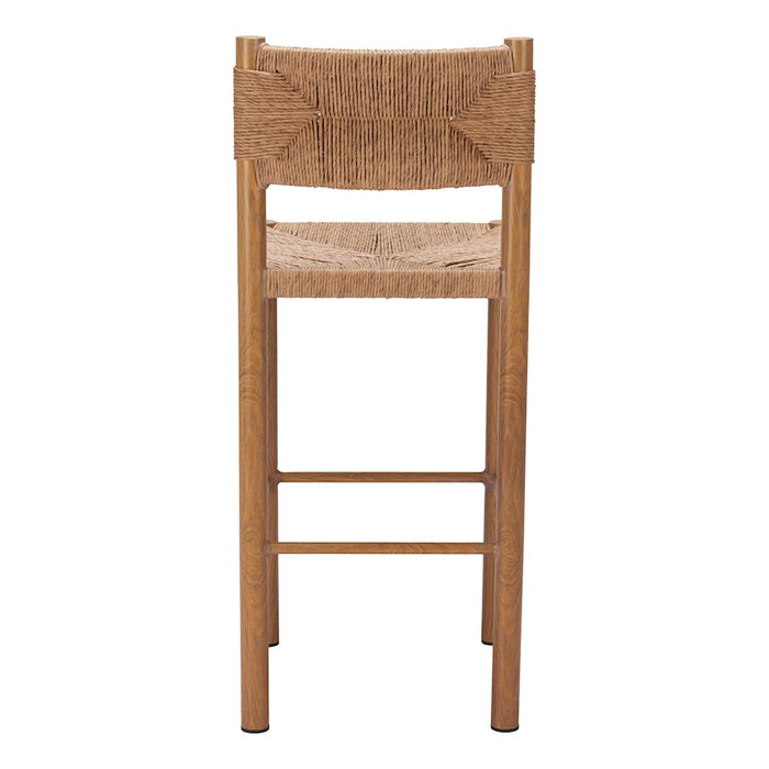 Zuo Modern Iska BarStool Set of 2, Natural