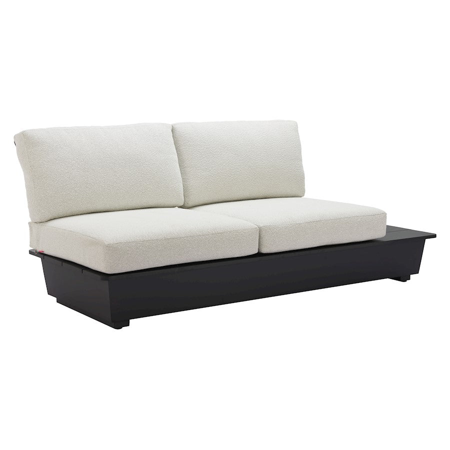Zuo Modern Tien RHF Loveseat, Beige - 704160