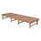 Zuo Modern Breath Chaise Lounge, Brown