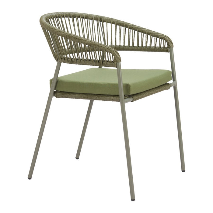 Zuo Modern Skye Dining Chair, Set of 2, Green