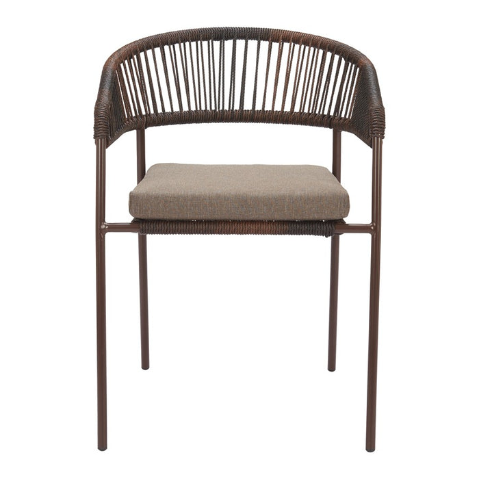 Zuo Modern Skye Dining Chair, Set of 2, Brown