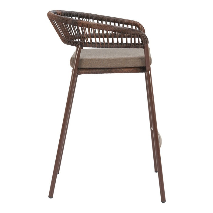 Zuo Modern Skye BarStool/Set of 2, Brown