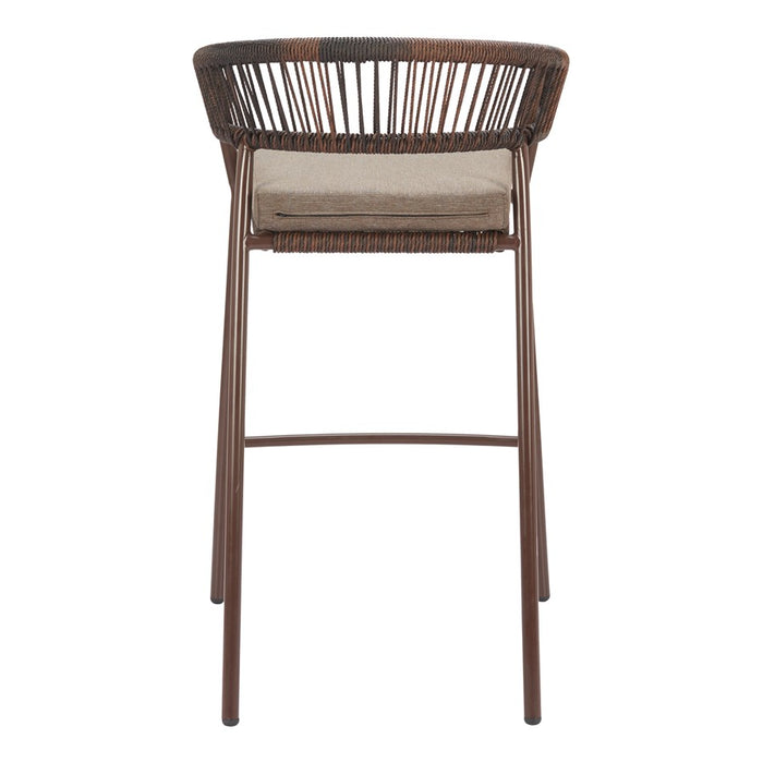 Zuo Modern Skye BarStool/Set of 2, Brown