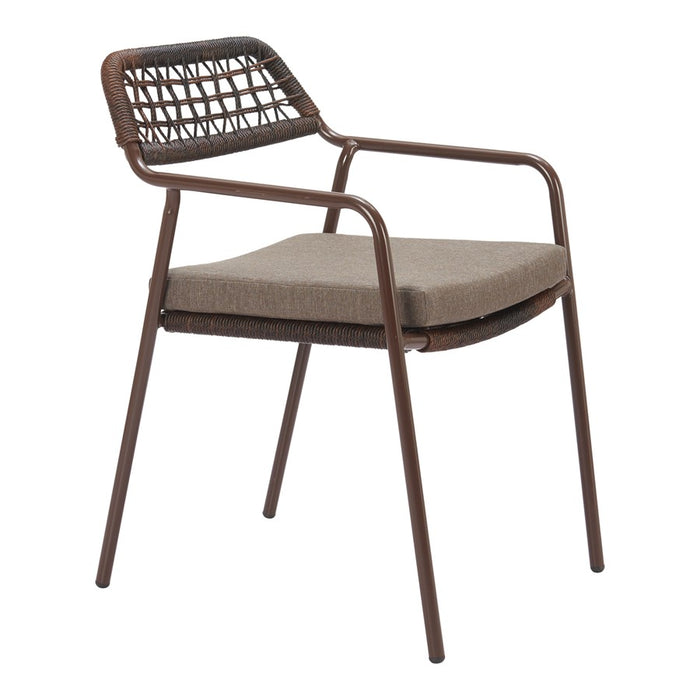 Zuo Modern Rio Dining Chair, Set of 2, Brown