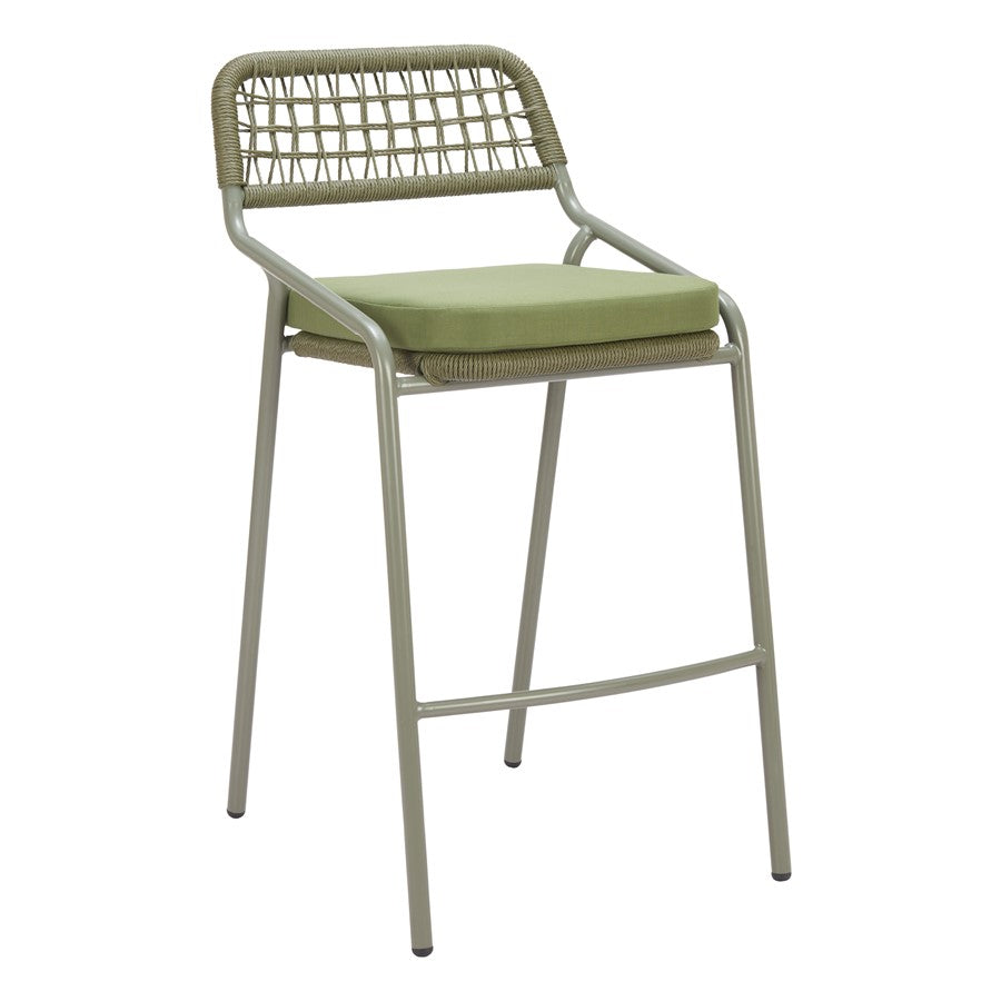 Zuo Modern Rio BarStool/Set of 2, Green - 704169