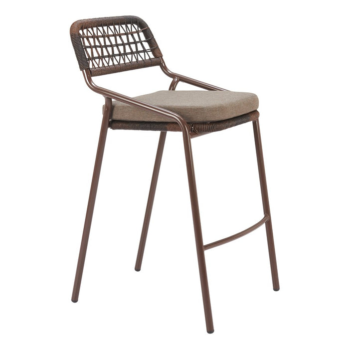 Zuo Modern Rio BarStool/Set of 2, Brown