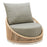 Zuo Modern Cabana Swivel Chair, Multicolor