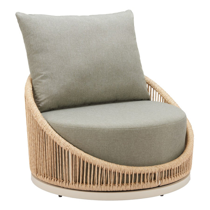 Zuo Modern Cabana Swivel Chair, Multicolor