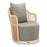 Zuo Modern Lanai Swivel Chair, Multicolor - 704174