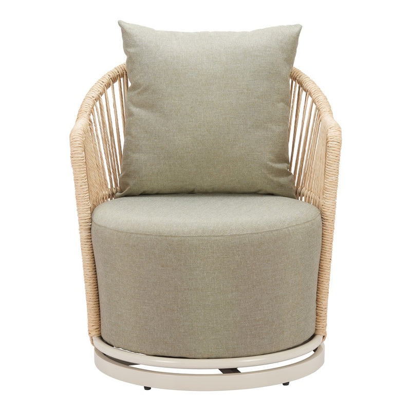 Zuo Modern Lanai Swivel Chair, Multicolor