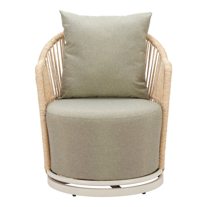 Zuo Modern Lanai Swivel Chair, Multicolor
