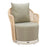 Zuo Modern Lanai Swivel Chair, Multicolor