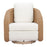 Zuo Modern Solara Swivel Chair, Ivory