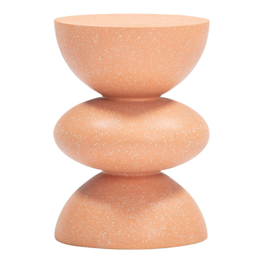 Zuo Modern Tressa Side Table, Terracotta - 704209