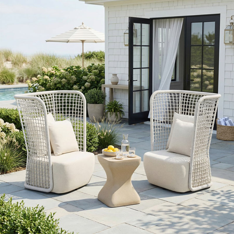 Zuo Modern Mura Side Table, Taupe