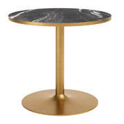 Zuo Modern Batu Dining Table, Black/Gold - 704216