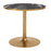 Zuo Modern Batu Dining Table, Black/Gold - 704216