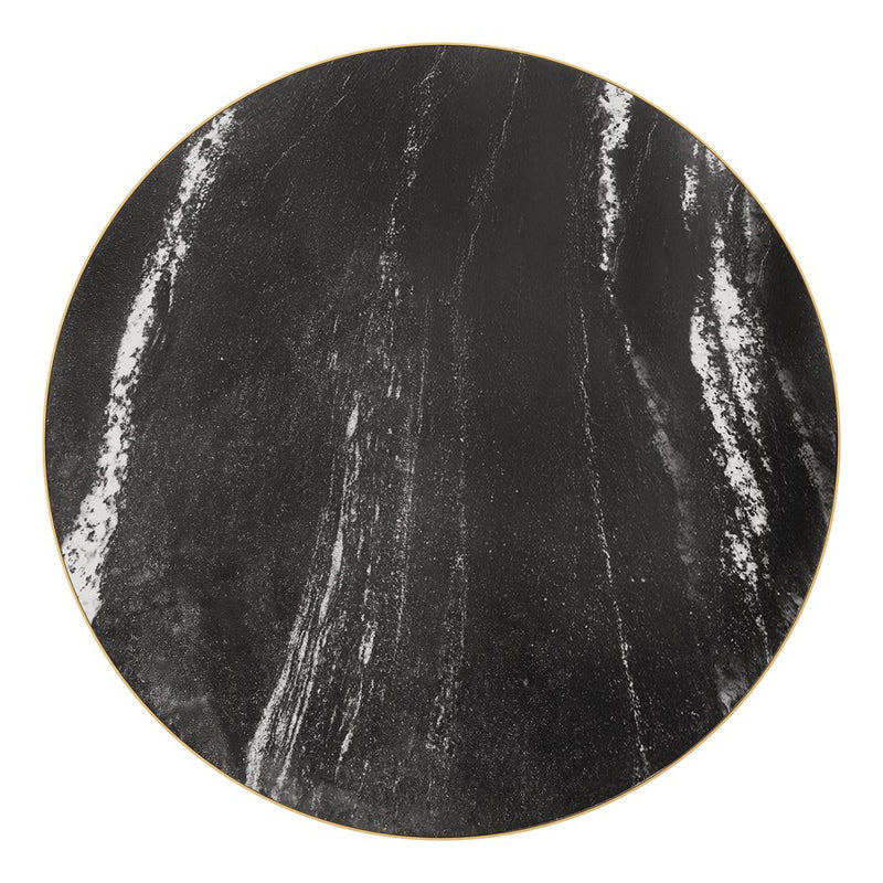 Zuo Modern Batu Dining Table, Black/Gold